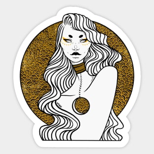 Black & Gold Tribe Sticker